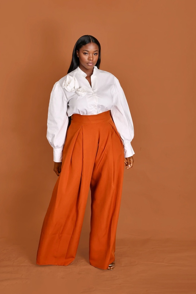 Nalova Rosette Top