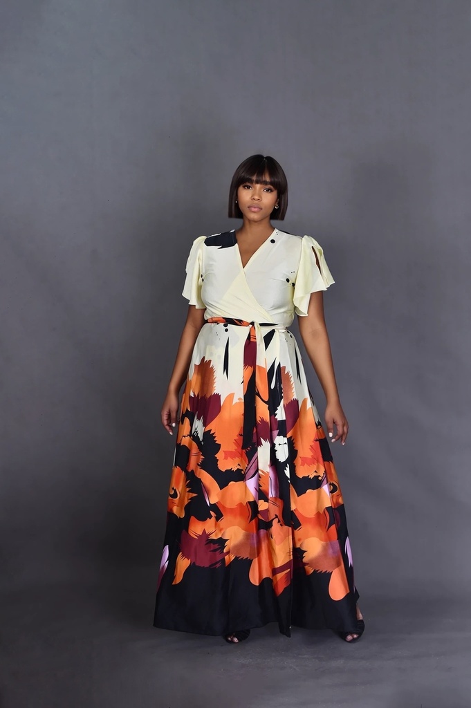 Nasara Zanzibar Wrap Dress