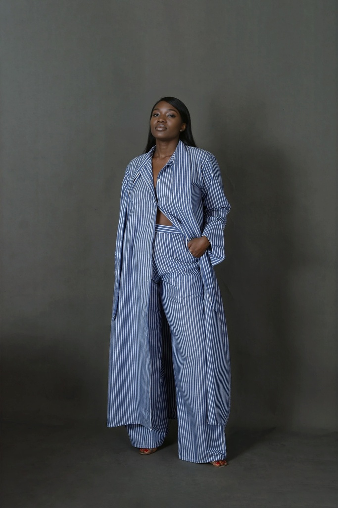 Odun Line Shirt Dress