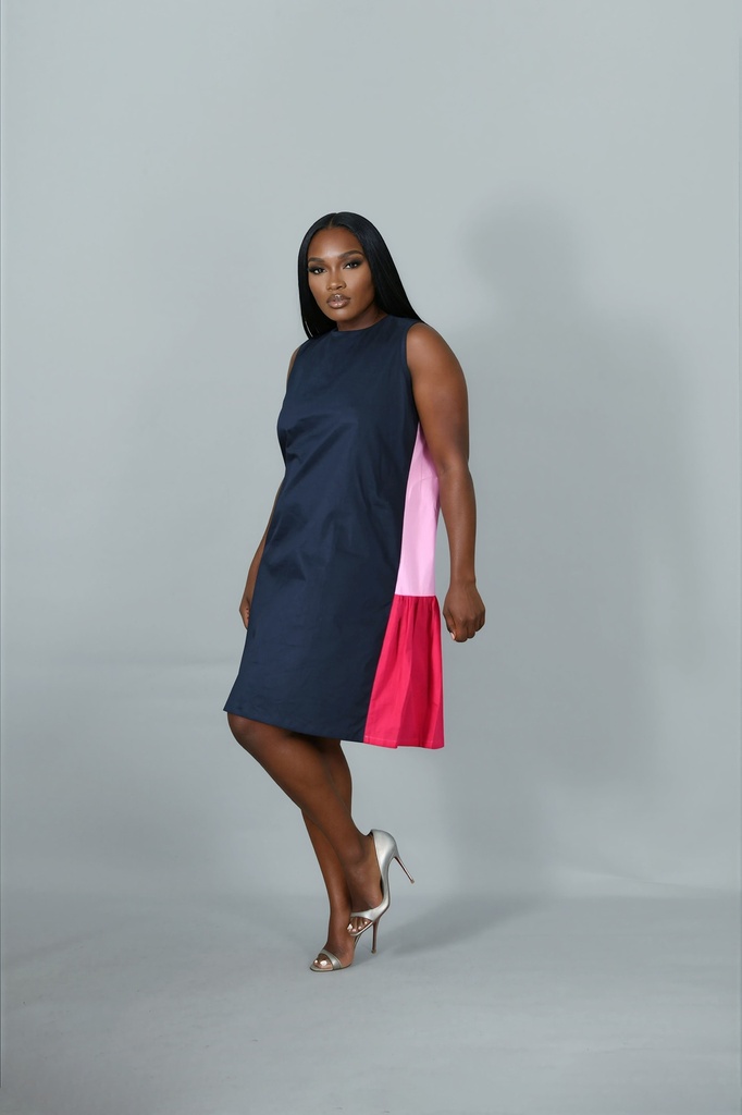 Ngwe Color Block Dress