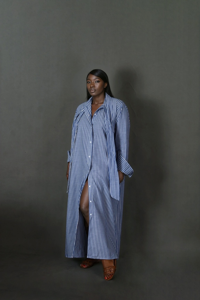 Odun Line Shirt Dress