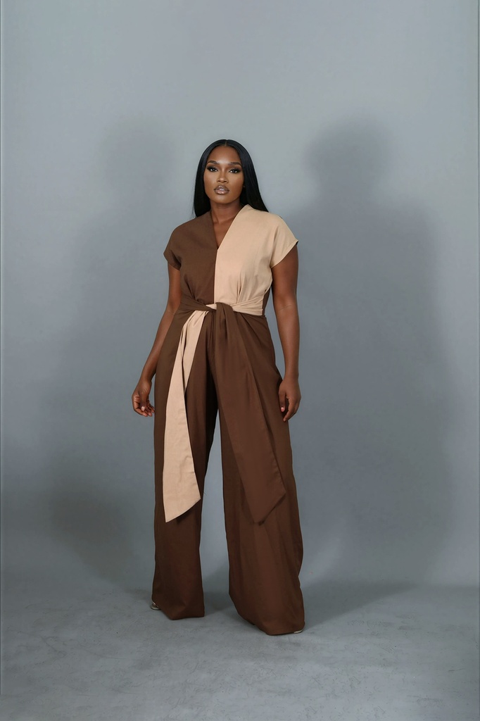 Ngwe Carol Tie Jumpsuit B