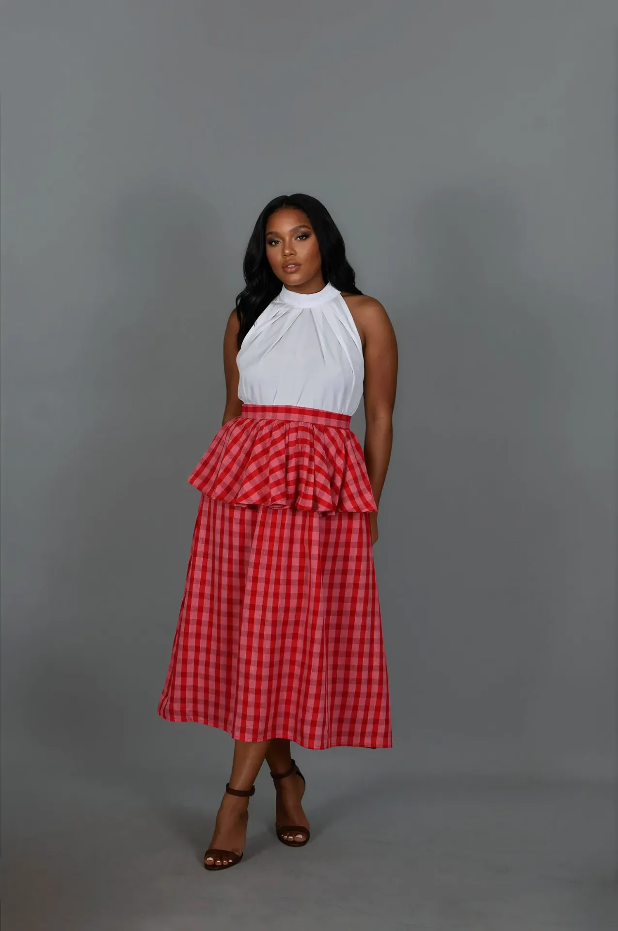 Njeba Meena organza Top